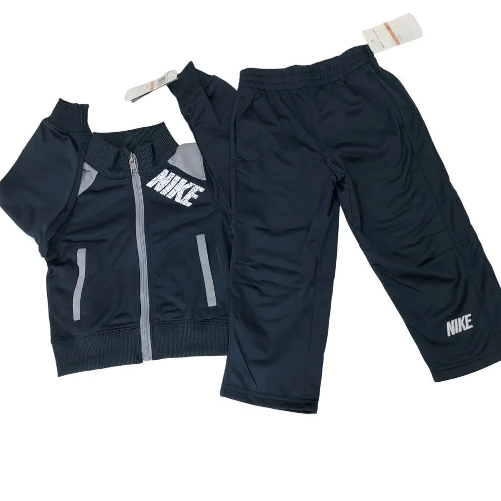 NIKE BOYS TRICOTT HOODIE & PANTS SET SZ 2T NEW WITH TAG - Picture 2 of 8